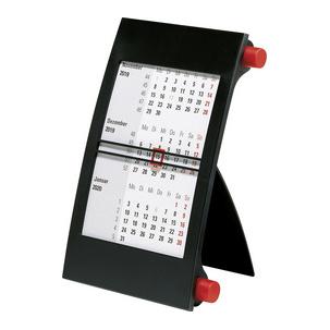 Tischkalender "3-Monatskalender", schwarz / rot 7038000206