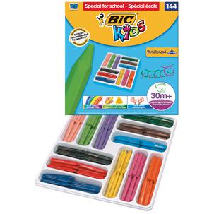 Dreikant-Wachsmalkreide Plastidecor Triangle, 144er Klassenpackung 526786