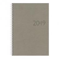 Buchkalender "studioplan int. Tejo Wire-O", grau
