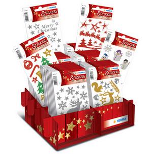 Weihnachts-Sticker MAGIC "Glanz & Glittery" 15223