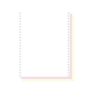 Computerpapier endlos, blanko, weiß, rosa, gelb 62523E