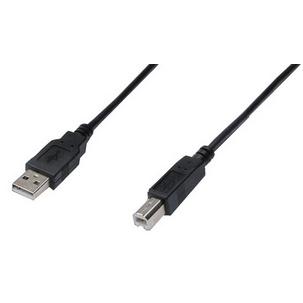 USB 2.0 Anschlusskabel, schwarz AK-300102-018-S