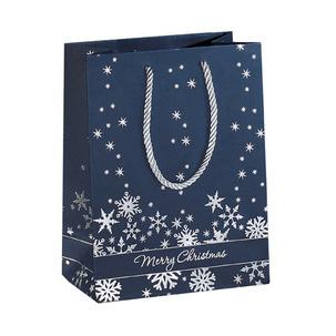Weihnachts-Geschenktüte "Silver Snowflakes " GT110