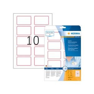 Namens-Etiketten SPECIAL, roter Rand 4405