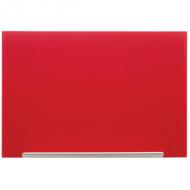 Glas-Magnettafel Diamond, rot