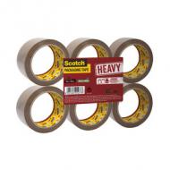 Verpackungsklebeband HEAVY, 6er Pack, braun