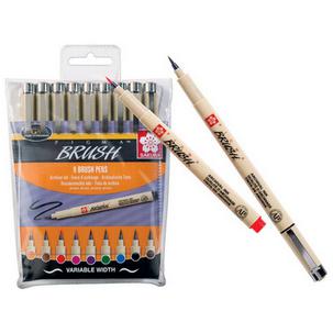 Pinselstift PIGMA BRUSH, 9er Etui POXSDKBR9