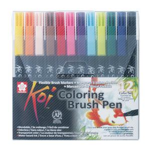 Pinselstift Koi Coloring Brush, 12er Etui XBR12A