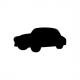 Symbolbild: Anwendung Kreidetafel SILHOUETTE "Auto" FB-CAR