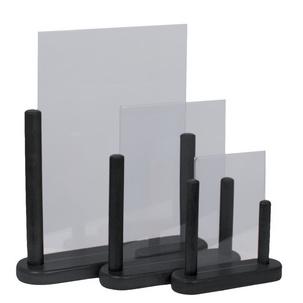 Symbolbild: Tischaufsteller TABLE, schwarz  PFT-BL-LA