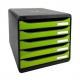 Schubladenbox BIG-BOX PLUS, schwarz / schwarz glänzend 3097225D