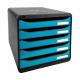 Schubladenbox BIG-BOX PLUS, schwarz / schwarz glänzend 3097225D