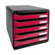 Schubladenbox BIG-BOX PLUS, schwarz / schwarz glänzend 3097225D