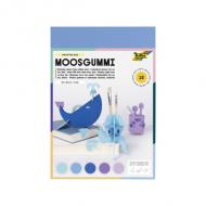 Moosgummi TON IN TON MIX, blau