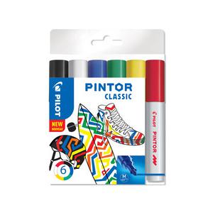 Pigmentmarker PINTOR, 6er set "CLASSIC MIX" 517412