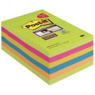 Haftnotizen Super Sticky Notes, 101 x 152 mm
