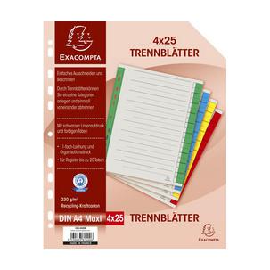 Trennblätter, Kraftkarton farbig - Verpackung 381456B