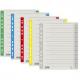 Trennblätter, Kraftkarton farbig 381456B