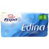 Toilettenpapier Edina, 2-lagig, 8 x 400 Blatt