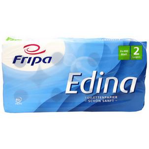 Toilettenpapier Edina, 2-lagig, 8 x 400 Blatt 1010809