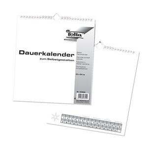 Kreativ-Wandkalender, weiß 23600