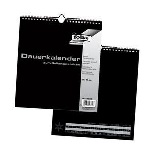 Kreativ-Wandkalender, schwarz 23690