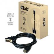 Kabel hdmi->dvi-d s / s 2,0m club-3d dvi 24+1 (cac-1210)