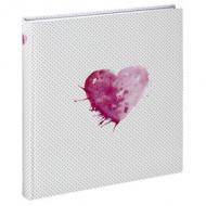Hama Buch-Album Lazise, 29x32 cm, 50 weiße Seiten, Pink (00002361)