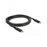 DELOCK USB 3.1 Gen 1 5 Gbps Kabel Type-C zu Type-C 2 m 3 A E-Marker (83668)