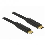 DELOCK USB 3.1 Gen 1 5 Gbps Kabel Type-C zu Type-C 2 m 5 A E-Marker (85527)