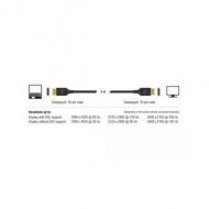 DELOCK DisplayPort Kabel 8K 60 Hz 5 m DP 8K t (85663)