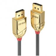 LINDY 5m DisplayPort Kabel Gold Line Aufloesung: 4096x2160 60Hz 4:4:4 10bit (36294)