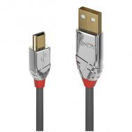LINDY 1m USB 2.0 Typ A / Mini-B Kabel Cromo Line 480 Mbit / s (36631)