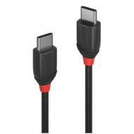 LINDY 1m USB 3.1 Typ C Kabel 3A Black Line (36906)