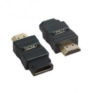 LINDY HDMI Adapter Premium Typ A M / F, vergoldet HDMI 19POL, HDCP kompatibel (41231)