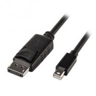 LINDY Mini DP zu DP Kabel, schwarz 3m MiniDisplayPort zu DisplayPort (41647)