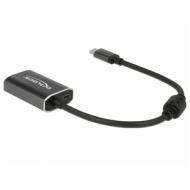 DELOCK Adapter USB Type-C Stecker mini Displayport Buchse DP Alt Mode 4K 60 Hz mit PD Funktion (62990)