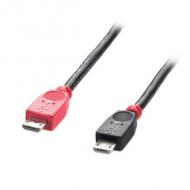 LINDY USB 2.0 Kabel Typ Micro-B / Micro-B OTG 2m Micro-B Stecker an Micro-B Stecker (31760)