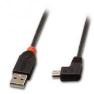 LINDY USB 2.0 Typ A / Mini-B 90 0,5m Mini-B Stecker rechts gewinkel (31970)