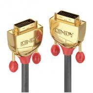 LINDY 1m DVI-D Dual Link Kabel Gold Line Digital Dual Link Stecker 24+1 (36201)