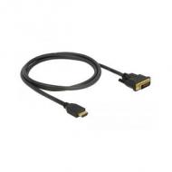 DELOCK HDMI zu DVI 24+1 Kabel bidirektional 1 m (85652)