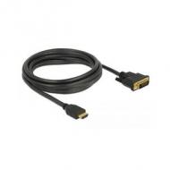 DELOCK HDMI zu DVI 24+1 Kabel bidirektional 3 m (85655)