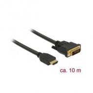 DELOCK HDMI zu DVI 24+1 Kabel bidirektional 10 m (85657)