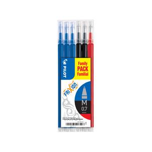 Tintenroller-Minen FRIXION, 6er Set, blau, schwarz, rot 525636