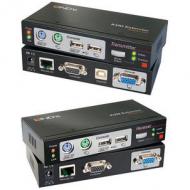 LINDY Cat.5 KVM Extender Combo 300 mit KVM Switches. USB-PS / 2 und VGA bis 300m bei 1920x1200 mit Skew Comp. (39378)