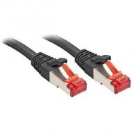 LINDY Cat.6 S/FTP Kabel, schwarz, 3m Patchkabel (47780)