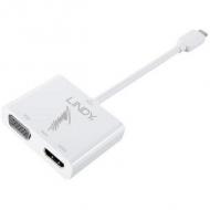 LINDY USB 3.1 Typ C HDMI und VGA Adapter Dual Display (43179)