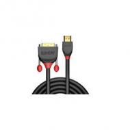 LINDY 1m HDMI/DVI-D Kabel Black Line HDTV und HDCP kompatibel (36271)