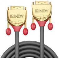 LINDY 3m DVI-D Dual Link Kabel Gold Line Digital Dual Link Stecker 24+1 (36203)