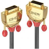 LINDY 20m DVI-D Dual Link Kabel Gold Line Digital Dual Link Stecker 24+1 (36208)